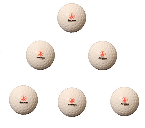 Rakshak Dimple Cyber Hockey Turf Ball-White (Pack of 6 Balls) - Full Size Rakshak Dimple Cyber Hockey Turf Ball-White (Pack of 6 Balls) - Full Size
