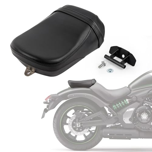 Motorcycle Seat, PSLER Rear Passenger Seat Pillion for Vulcan 650 S650 VN650 EN650 2015 2016 2017 2018 2019 2020 2022