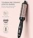 Terviiix Thermal Brush 1.5 Inch Create Voluminous Style & Loose Hair, Ceramic Tourmaline Ionic Hot Brush Heated Curling Brush, Digital Display 9 Temperatures Curling Iron, Dual Voltage