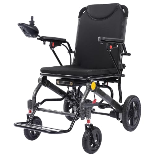 Image of Lightweight Electric Wheelchair for Adults, Dual Motor Portable Folding Power Wheelchair, Motorized Wheelchair, Daily Living & Airline Approved for Travel