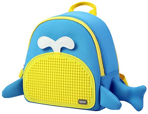Upixel Little Blue Whale – Mochila infantil – DIY Pixel Art – azul/amarillo