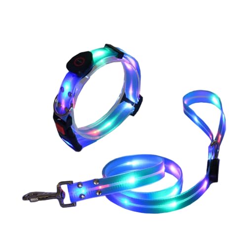 DOG WooF LEDփ[hZbg  郊[h [h120cm 35~55cm߉\ ̎U USB[d u[