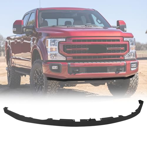 Front Bumper Valance Panel Deflector Air Dam, Compatible with 2023-2024 Ford F250 F350 Super Duty Tremor Accessories PC3Z-17626-CA