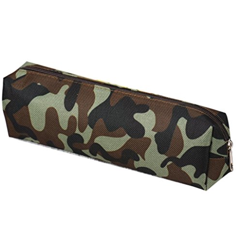 TOOPOOT Camouflage Pen Bag Pencil Case Pouch StationeryBags Cosmetic Bag (a)