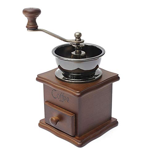 CGOLDENWALL Molinillo de grano de café portátil Molinillo de rebabas de grano de café manual pequeño molinillo de café…