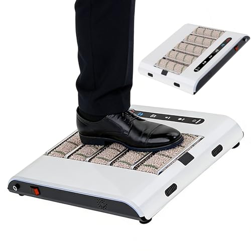 Máquina automática de Limpieza de Suelas de Zapatos, Herramienta de Lavado de Zapatos sin Agua a 500 RPM, succión de 1000PA y Limpieza rápida en 5 Segundos, para hogar, Oficina y Hotel