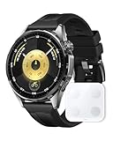 【体組成計セット】HUAWEI WATCH GT 6 46mm スマートウォッチ 1.47インチ大画面 最長21日間バッテリー ゴルフ/サイクリング/登山 スポーツモード100種類以上 GPS搭載 情緒/健康モニタリング iOS & Android対応 ブラック