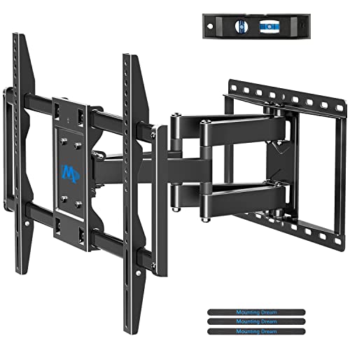 Mounting Dream TV Mount for Most 42-70 inch Flat Screen TVs Up to 100 lbs, Full Motion TV Wall Mount with Swivel Articulating 6 Arms, TV Wall Mounts Fit 12-16” Wood Studs, Max VESA 600x400mm