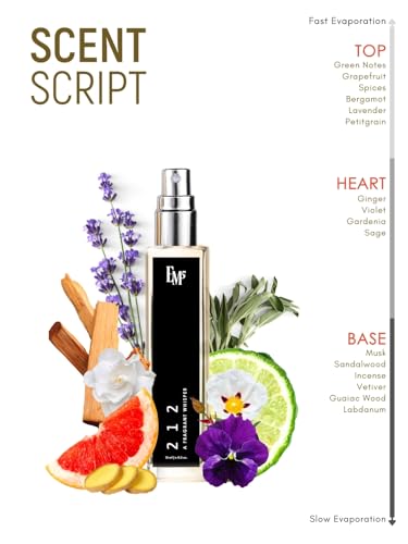 Image of EM5 212 Perfume for Men | Aromatic Warm Spicy Tobacco Fragrance | Eau de Parfum Spray | Luxury Gift for Him | 15 ml
