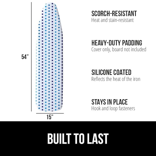 image for The Original GORILLA GRIP Ironing Board Cover, Silicone Coating, Full 