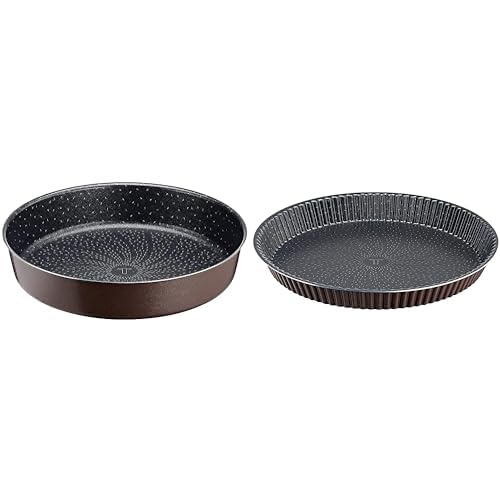 Tefal Perfectbake Moule A Manqué 26cm Aluminium 100% Recyclé J5549702 & Perfectbake Moule A Tarte 27cm Aluminium 100% Recyclé J5548302