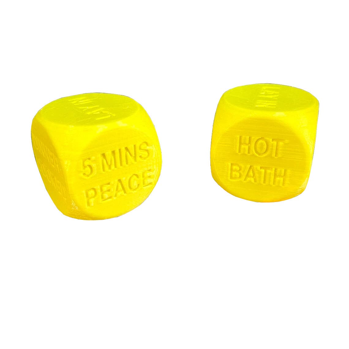 Personalised Mother’s Day Dice - 3D Printed - novelty gift idea for her - Decision Maker - Relaxation - Rest