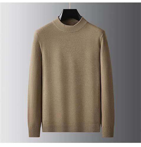 Men's Sweater Mock Neck Winter Warm Soft Casual Knitted Long Sleeve Pullovers2