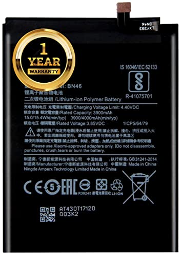 Image of Original BN46 3900 mAh Battery for Redmi 7 / Note 7 Pro Note 6, 8 Redmi Y3 with 1 Year Replacement Warranty (BD-34)
