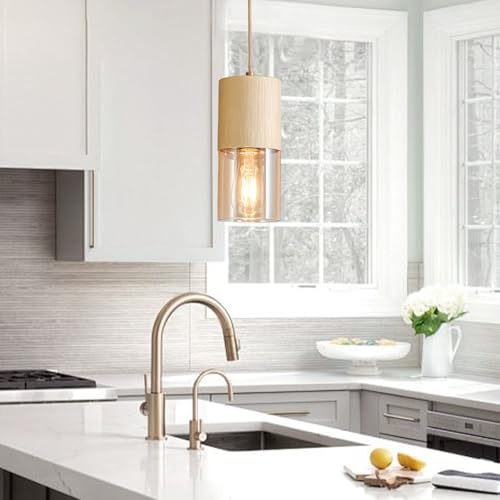 Image of 3-Pack Gold Pendant Light Fixtures, Adjustable Modern Pendant Lights for Kitchen Island, Industrial Amber Glass Pendant Lights for Dining Table Hallway Bedroom Living Room