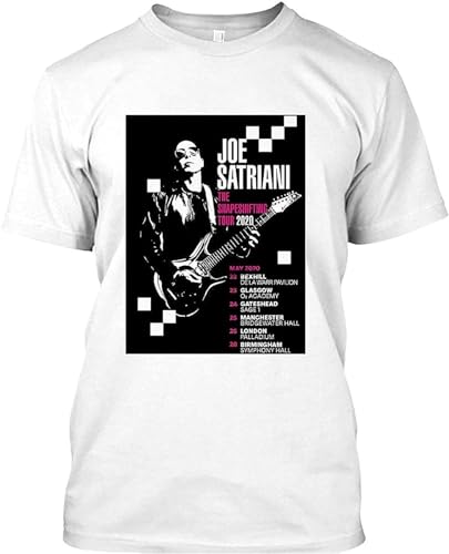 Photo de BASLIL TOAST brunch Joe Shapeshifting Satriani Tour Dates 2020 Nyobaklagi Shirt for Men Women Full Size White 3XL