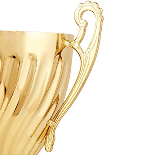 Troféu de jogo de troféu dourado STOBOK para torneios esportivos, competições, 29 cm de altura