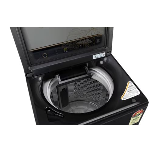 Image of LG 8 Kg 5 Star Fully Automatic Top Load Washing Machine (T80KMOB1Z), ProShield Motor, Hard Water Wash, Turbo Spin, Eco Wash, Onyx Black