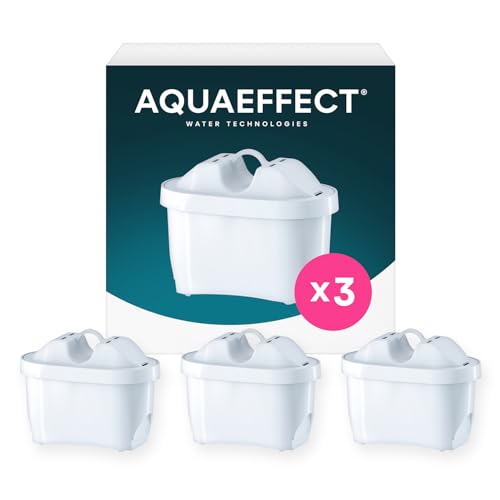 AQUAEFFECT MAX+ Water Filter Cartridges 3 Pack I Up to 150L Filtered Water