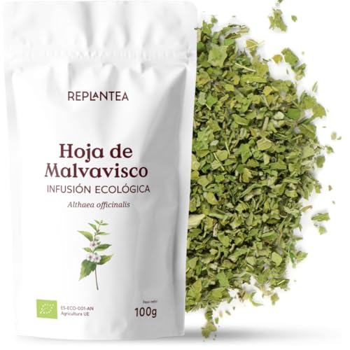 MALVAVISCO HOJAS INFUSIÓN Ecológica 100g (50 Tazas) | Hierba Cañamera Pura y Limpia REPLANTEA
