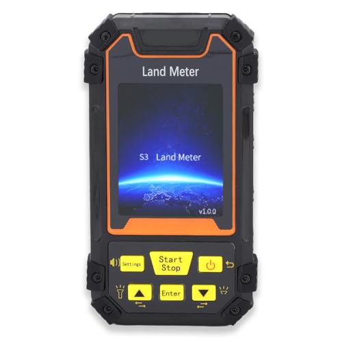 YUEHISY Equipo de Encuesta GPS de Mano, 4 Modos de Medición Mini GNSS Land Meder, para Maquinaria Agrícola, Campo Montañoso y Plano