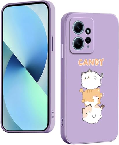 WOKEZ Ultratunn Telefonfodral för Xiaomi Poco X5 Pro 5G med Katter