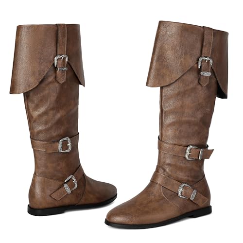 Bottes cosplay unisexes plates au design sobre et semelle confortable