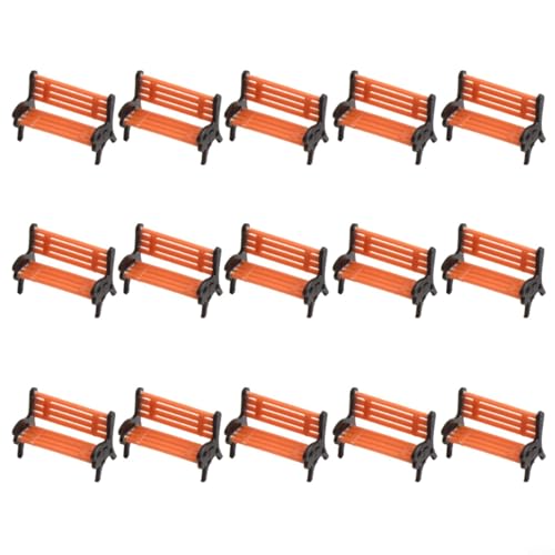 Lot de 15 chaises de train miniature pour canapé HO Scale Améliorez vos dispositions avec des détails réalistes