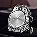 LACZ DENTON Pagani Design 1718 Panda Dial Men's Chronograph Watches Japan VK64 Movement Stianless Steel 100M Waterproof Men Fashion Casual Watch (Pink)
