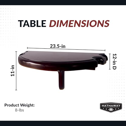 Hathaway Premium Half Moon Wall Shelf - Image 2