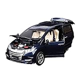 GERRIT for Honda Odyssey Car Model Alloy Car Die Cast Car Model Pull Back Gift 1:32 Scale Model (Color : Blue1)