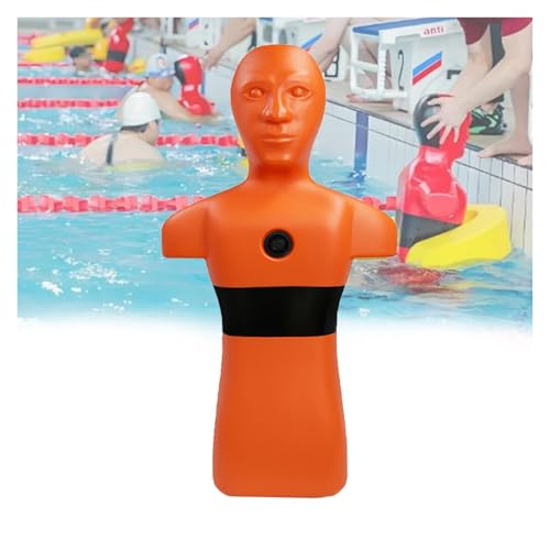 Dummy de rescate acuático de alta visibilidad naranja/amarillo miniatura 1