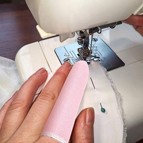 ARTIBETTER 60Pcs Dedeiras Algodão Guardas Dedo Proteção Dedo Dedo Dedo Mangas para Scrapbooking Cost