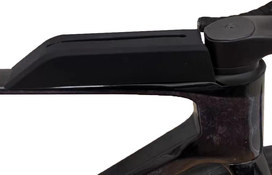 Aero Top Tube Storage Bag for Road & Triathlon Bikes - No-Strap Design, Water-Activated Adhesive, Fits Standard & TT Frames