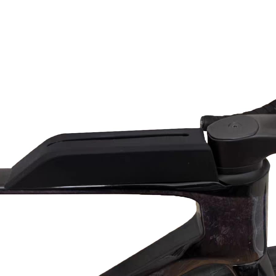 Aero Top Tube Storage Bag for Road & Triathlon Bikes - No-Strap Design, Water-Activated Adhesive, Fits Standard & TT Frames