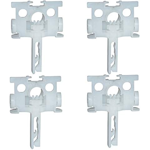 APUXON Vanes Carrier 4pack for 3-1/2" or 5" Vertical Blinds Components J Hook Carrier Plastic Spacer for Iron Headrail of Vertical Blinds Accessories Cover