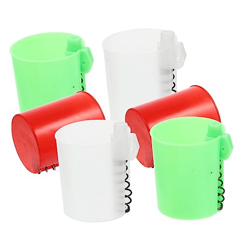 Hemoton 6Pcs Fishing Bait Cage Holder for Carp Fishing Durable Fishing Feeder Device Lightweight Lure Holder for Outdoor Fishing Enthusiasts Present for Anglers