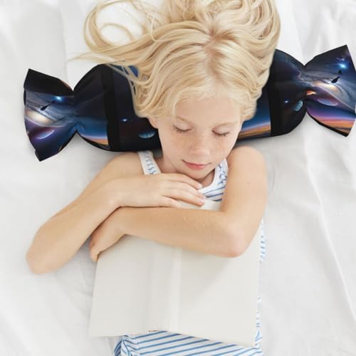 Almohada de espuma viscoelástica negra tamaño único miniatura 6