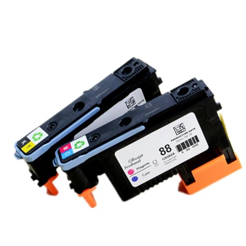 �v�����g�w�b�h C9381A C9382A Officejet Pro K5400 K550 K8600 L7480 L7550 L7580 L7590 L7650 �ƌ݊�������(88 Printhead 1Set)