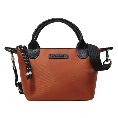 Image of Designer Mini Tote Bag for Women - Lightweight Crossbody Purse with Adjustable Dual Straps (2-Way Carry)