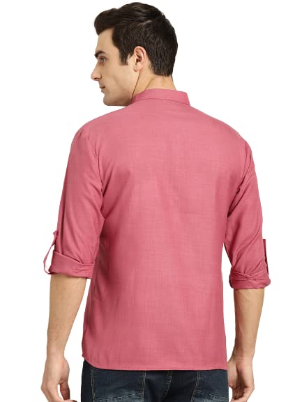Image of SOJANYA Men's Cotton Regular Fit Short Kurta