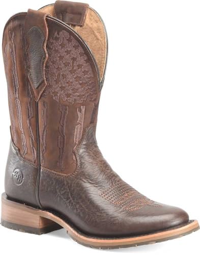 DOUBLE-H Men's DH7032 Beryl, Dark Brown - 8.5 D2