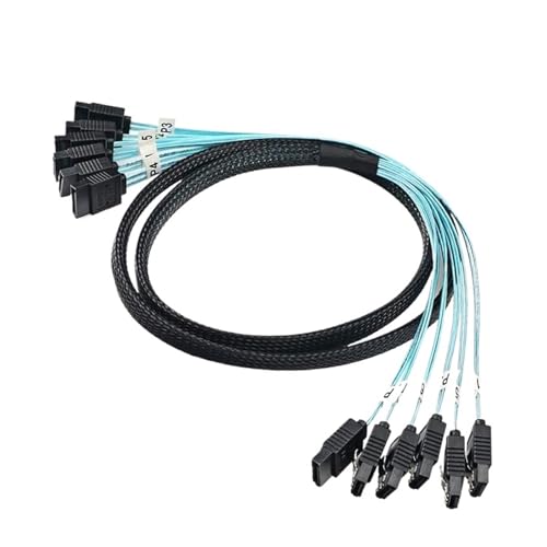 Cable SATA 3 6Gbps 0.5 metros miniatura 2