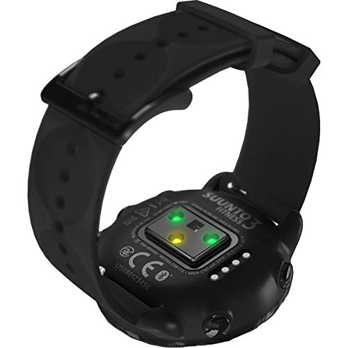 Suunto 3 Fitness - Reloj Multideporte con GPS y pulsómetro incorporado, Pantalla Matricial, Unisex Adulto, Negro/Negro (All Black), Talla Única