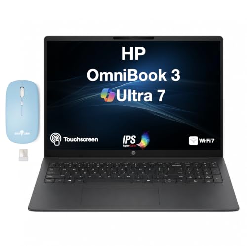 Image of HP OmniBook 3 Copilot + Laptop 16.0 inch 60Hz Touchscreen IPS WUXGA Display