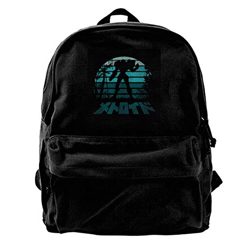 Preisvergleich Produktbild Daypacks Metroid Sunset Leinwand Rucksack Reiserucksack Langlebige Erwachsene DIY-Student Anime College Tragbare Schultasche Schule Druckschule