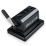Zigarre mit 4 Zigarrenstanzen, Premium-Edelstahlklingen, Guillotine-Zigarrenzubehör, Zigarrenschere, Zigarren-Geschenkset für Männer (Farbe: D) (C)