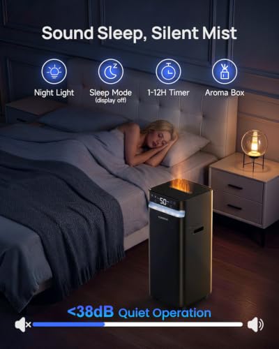 Image of YOKEKON Humidifier Large Room 5.8Gal /22L, Cool Mist Humidifiers for Home