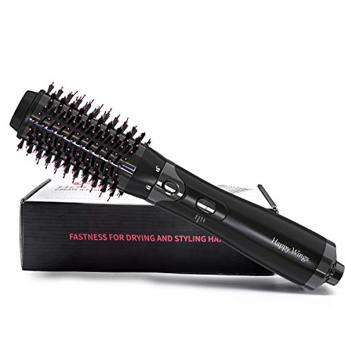 Hair Dryer Brush,One Step Hair Dryer and Volumizer Hot Brush Hair Dryer Round Detachable