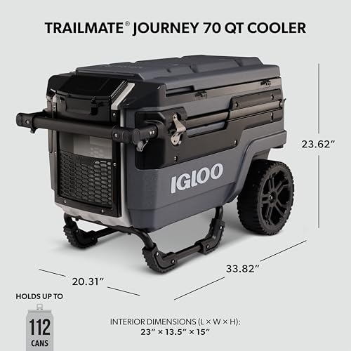 Image of Igloo Trailmate Journey 70Qt Wheeled Cooler | Insulated Hard Shell Ice Chest
